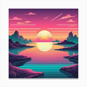 Pixel Art 1 Canvas Print