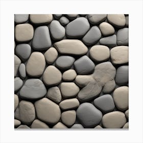 Pebble Wall 2 Canvas Print