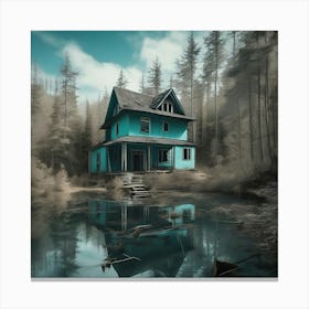 House In The Woods 1 Canvas Print