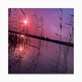 Sunset - Sunset Stock Videos & Royalty-Free Footage Canvas Print