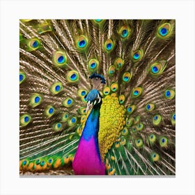 Peacock Canvas Print