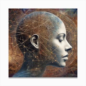 Woman'S Head 1 Canvas Print