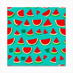 Watermelon Pattern Canvas Print