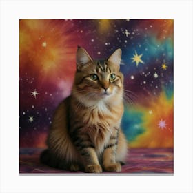 Galaxy Cat 1 Canvas Print