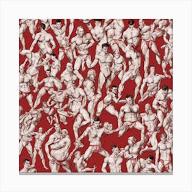 Nude Men 1 Canvas Print