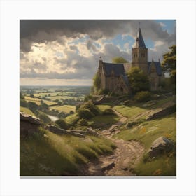 Castle On The Hill Canvas Print