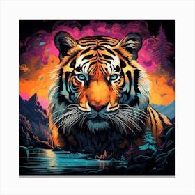 Mountain Tiger Canvas Print