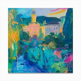 Colourful Gardens Mirabell Palace Gardens Austria 1 Canvas Print