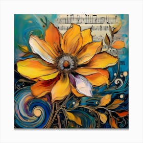 Yellow Flower Canvas Print