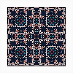 Pixel Pattern 5 Canvas Print