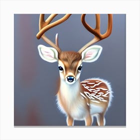 Beautiful Deer (1) Canvas Print
