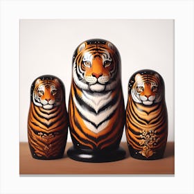 Tiger Toys Canvas Print