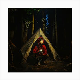 Boys In Woods 5 Fy S Canvas Print