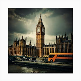 Big Ben In London Art Print 0 Canvas Print