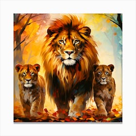 Untamed Elegance Canvas Print