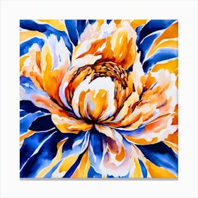 Bright Peony Canvas Print