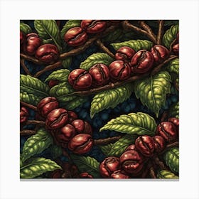 Coffee Beans 34 Canvas Print