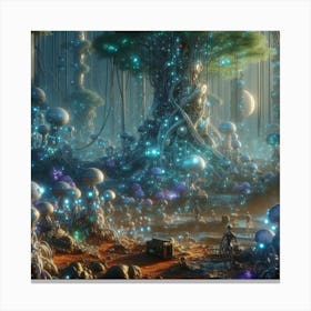 Fungus Forest 1 Canvas Print