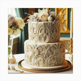 Wedding Cake 5 Canvas Print