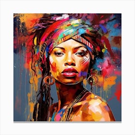 African Woman 55 Canvas Print