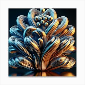 Glass flower 3 Canvas Print