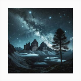 Night Sky 2 Canvas Print