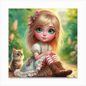 Alice In Wonderland 10 Canvas Print