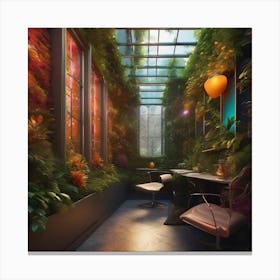 Room With Plants Canvas Print