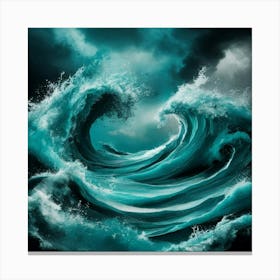 Stormy Sea 13 Canvas Print