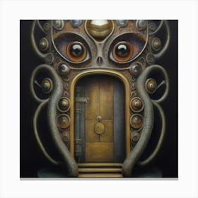 Octopus Door 4 Canvas Print