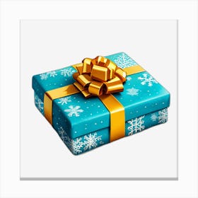 Christmas Gift Box Canvas Print