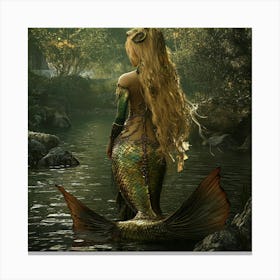 Mermaid Canvas Print