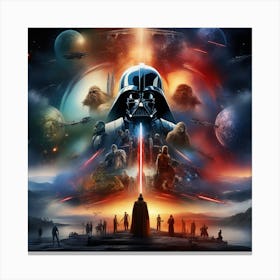 Star Wars The Force Awakens 16 Canvas Print