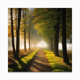 Path Through The Trees 1 Canvas Print