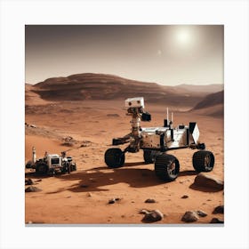 Mars Rover Canvas Print