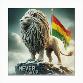 Never Give Up 2 Canvas Print