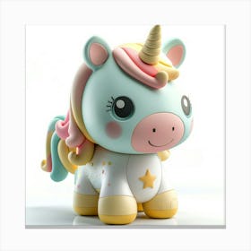 Unicorn Toy 19 Canvas Print