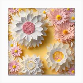 Paper Flowers 2 Canvas Print