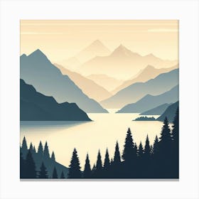 The Silent Lake Canvas Print