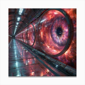 Space Tunnel 1 Canvas Print