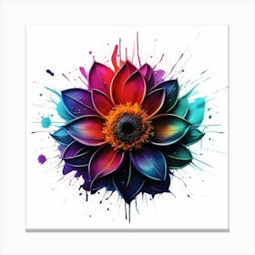 Colorful Flower Canvas Print