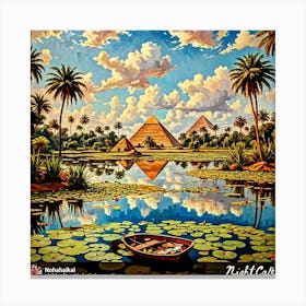 Egyptian Painting Canvas Print