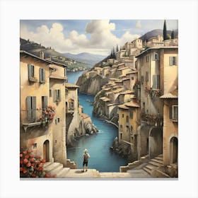 'Riverside' Canvas Print