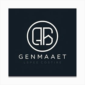 Genamaet Logo Canvas Print