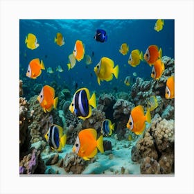 Tropical Fishes Canvas Print