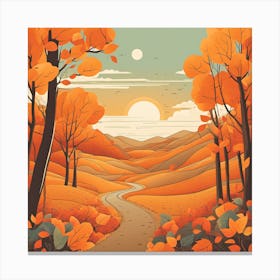 Autumn Landscape 10 Canvas Print