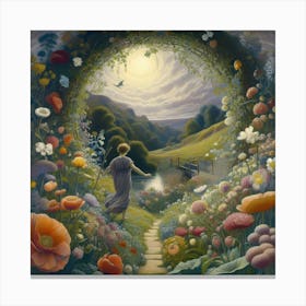 Gardener'S Path Canvas Print