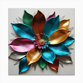 Flower Wall Art Canvas Print