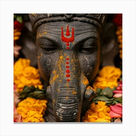 Hindu God Ganesha 2 Canvas Print