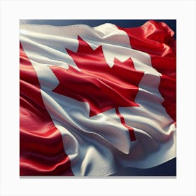 Canadian Flag 2 Canvas Print